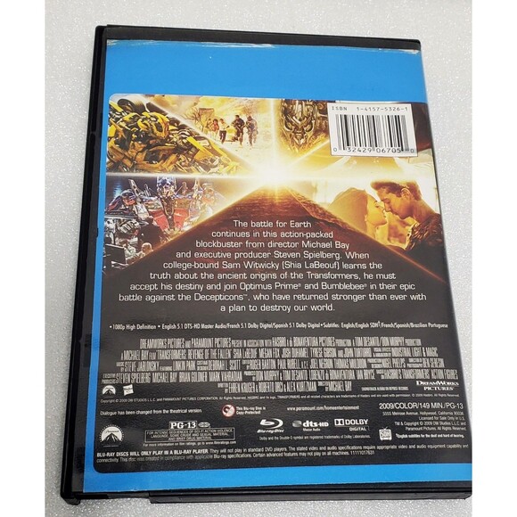 Transformers & GI Joe 4-Movie DVD Blu-ray Lot - Plays, Some Scratches - Picture 12 of 12